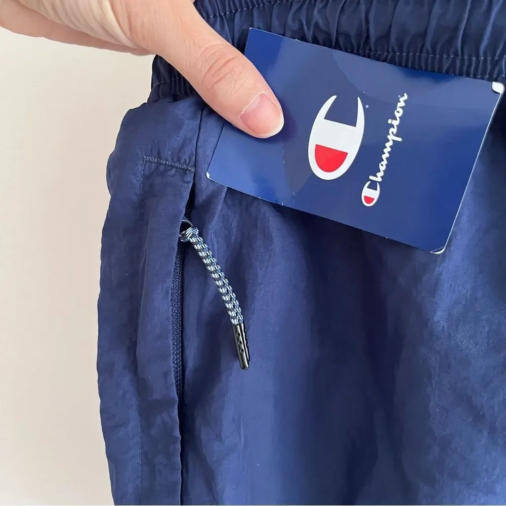 Champion // NWT Blue High Waisted Shorts - Picture 3 of 5